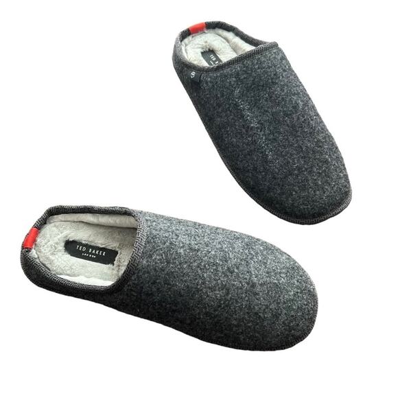 Ted Baker The Felt Mulet Sole Slide On Slipper Men Size 42 EU - Picture 8 of 8